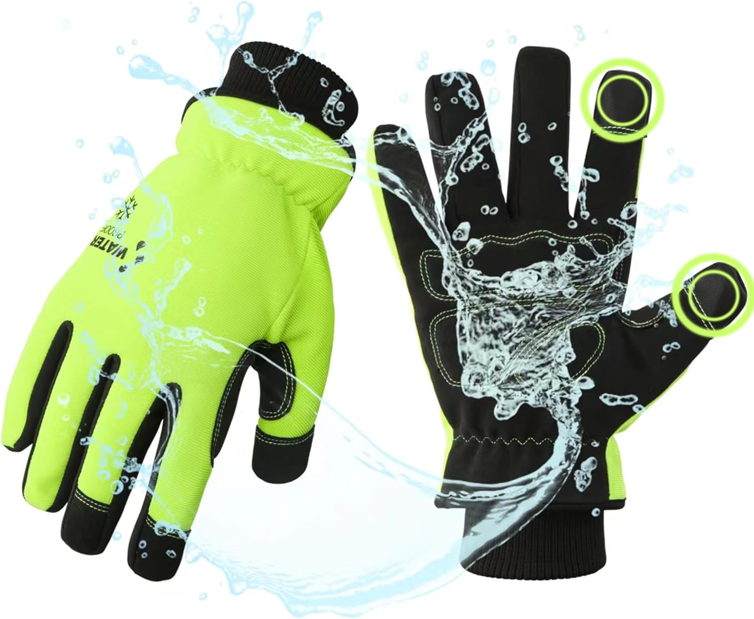 Shop 100 percent waterproof gloves Flash Sales 100 Waterproof Winter Work Gloves For Men High Dexterity Touch Screen For Multipurpose